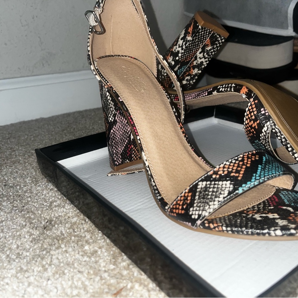 Snake skin heels! Never worn